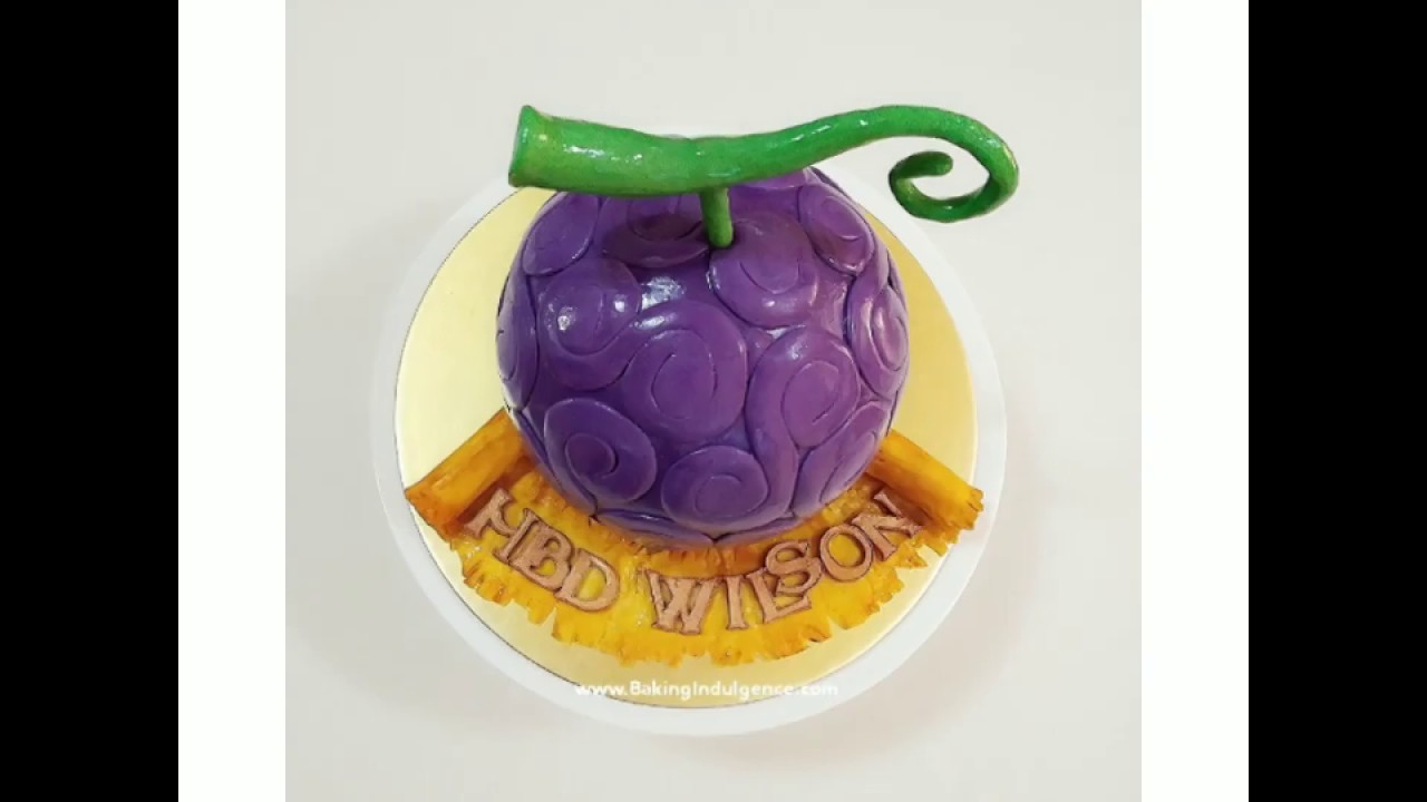 Munchy Bakes - A huge Goro Goro No Mi cake for an anime