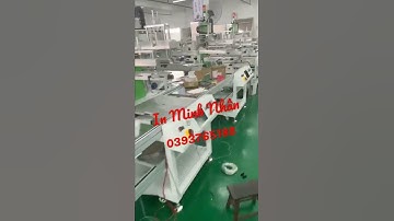 Máy in phẳng dây chuyền trong sản xuất