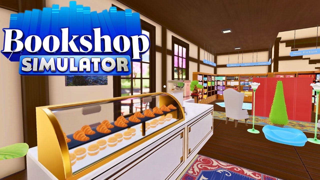 New Cafe Update & Paris | Bookshop Simulator | Part 5