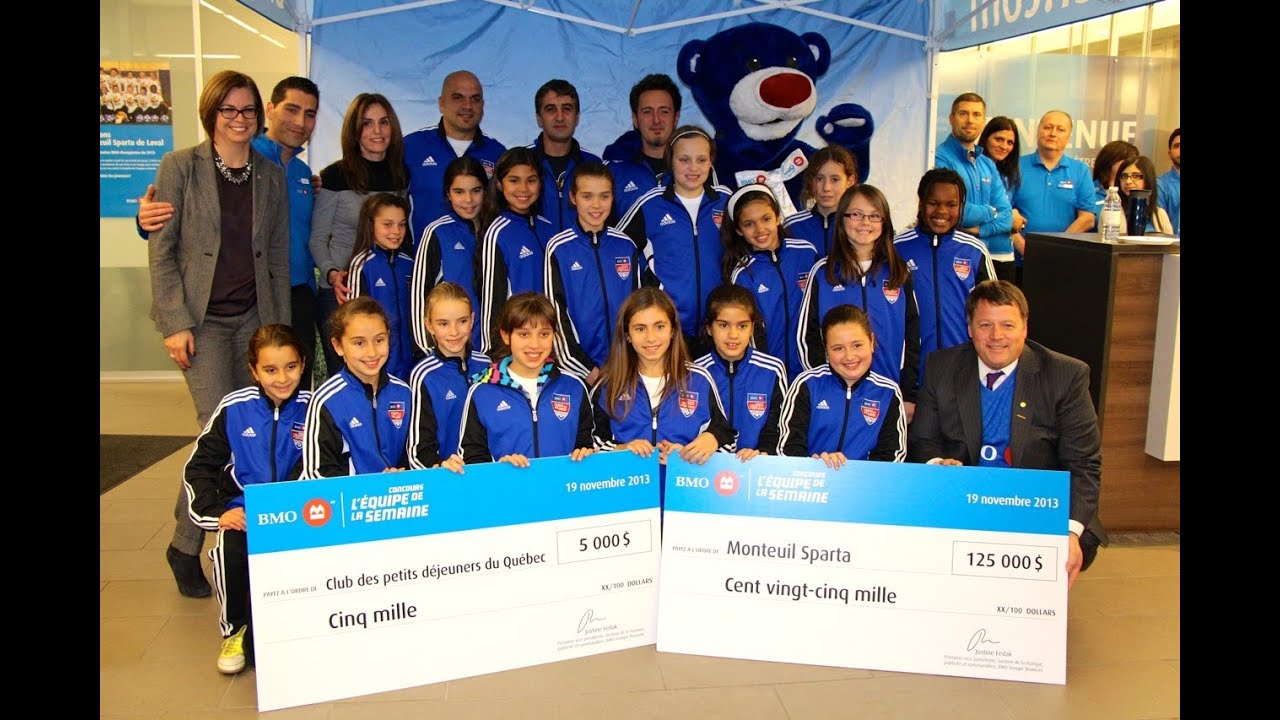 Monteuil Sparta Équipe de la Semaine BMO - Reportage GénérationSoccer.Tv