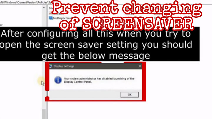 Where is Screen saver settings in Windows 10 registry?