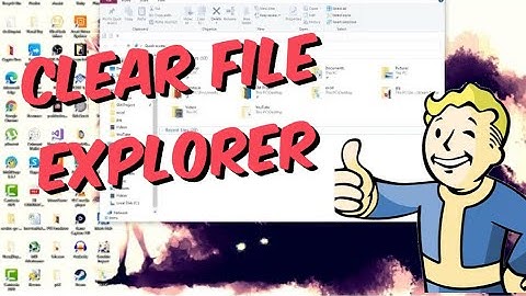 How to Clear Your File Explorer “Recent Files” History in Windows 10/11