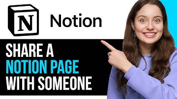 How To EASILY Share A Notion Page With Someone | UPDATED 2024