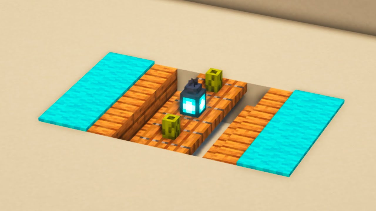 Small Built in Table in Minecraft - YouTube