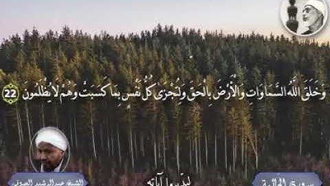 ما تيسر من سورة الجاثية للقارئ عبد الرشيد صوفي
