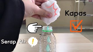 Eksperimen Sains Mudah : Objek Menyerap Air | Tadika | Sekolah Eksperimen Sains Mudah : Objek Menyerap Air | Tadika | Sekolah