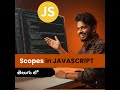Scopes in JavaScript – Explained in Telugu | By Saiteja