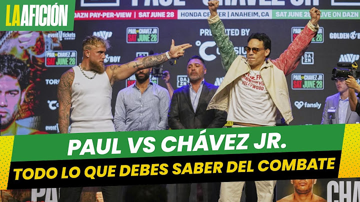 When is the Jake Paul vs. Julio César Chávez Jr. fight? Date and time