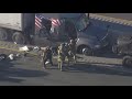 Driver pulled out of big rig after hours-long standoff on Houston&#39;s East Freeway