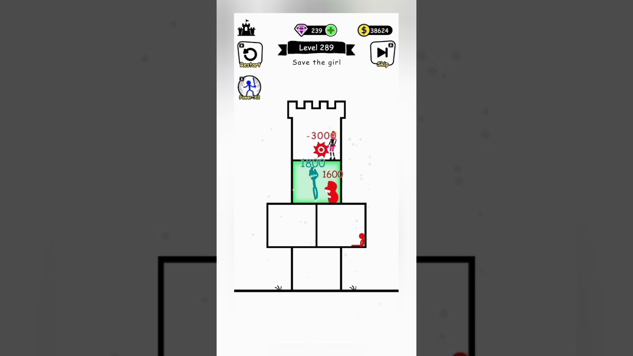 save girl ♂️ stick hero ♂️ stickman video 