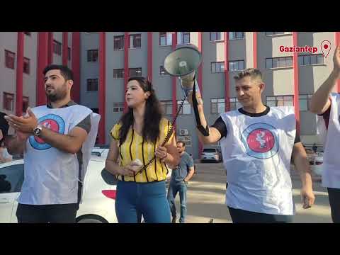 Emek Partisi Milletvekili Sevda Karaca Gaziantep Üniversitesi Hastanesi işçileri ile buluştu