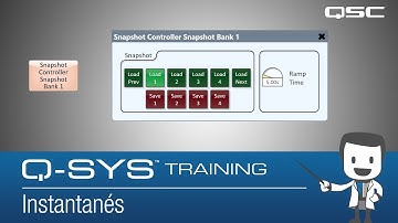 Q-SYS Training - Control Overview Part A: Snapshots (French)