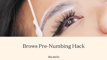 PMU Brows Pre-Numbing Hack