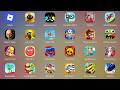 Hungry Worm Prison,Subway Surfers City,Brawl Stars,Stumble Guys,Clash of Scary Squad,Bowmasters...