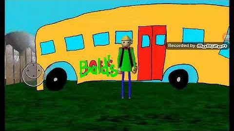 Baldi basics field trip gameplay in Easy mod