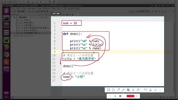 黑马程序员 Python 教程： 241 全局变量 06 全局变量定义的位置及代码结构