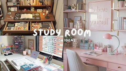 Transform Your Study Space: Creative Decor Ideas for Students l Study Room Decor Ideas l
