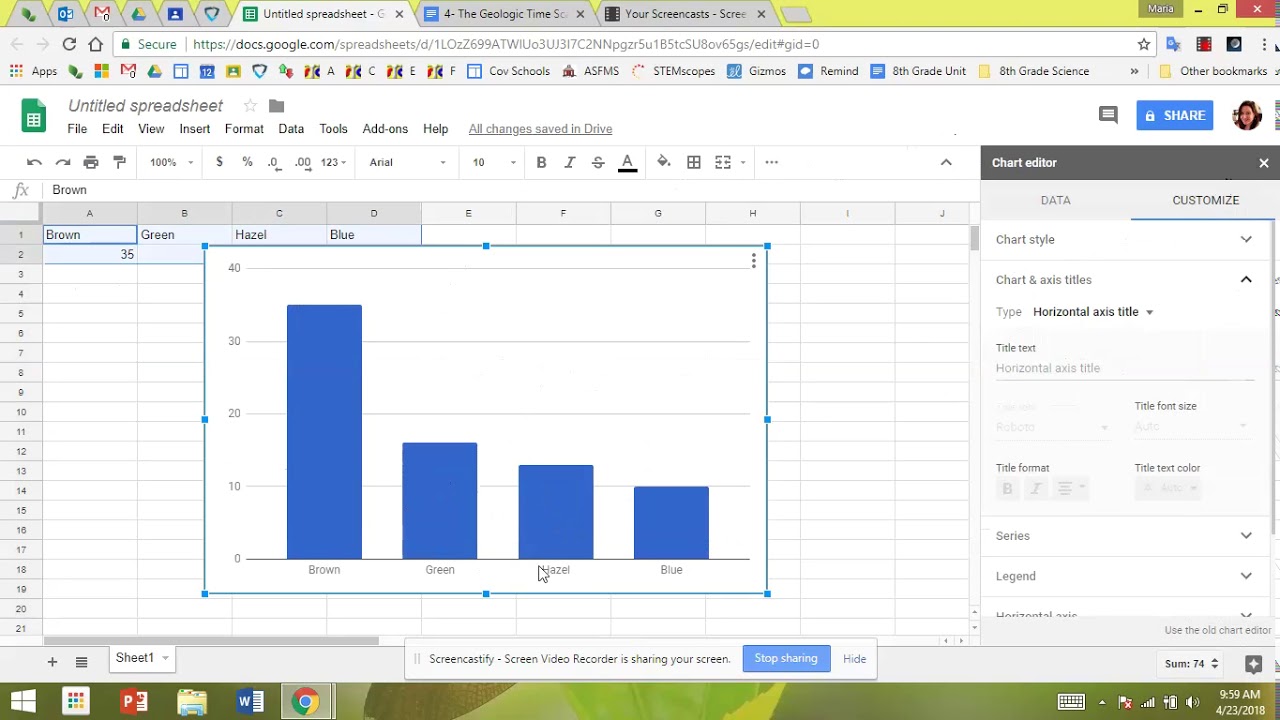 How To Make A Bar Chart In Google Docs