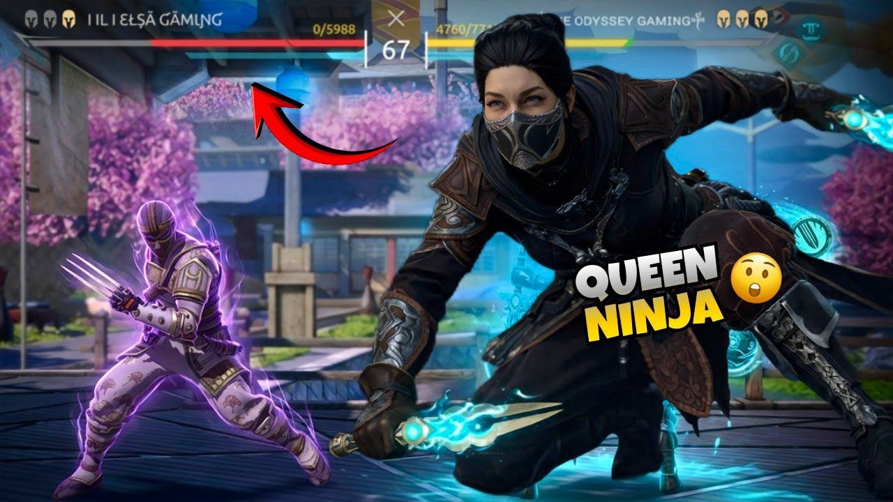 Эта девушка-ниндзя меня шокировала 😳 Используя команду «Принцесса династии» | Арена «Теневой бой 4»