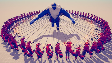 100x HARPOONER vs EVERY UNIT | TABS - Totally Accurate Battle Simulator