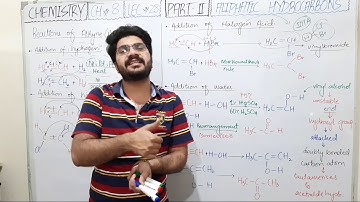 REACTIONS OF ALKYNE |CH # 8| by MUHAMMAD SHAHZAIB KHAN |LEC # 28|