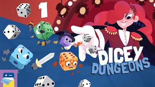 Dicey Dungeons: Warrior - Episode 1 - iOS/Android Gameplay Walkthrough Part 1 (by Distractionware)