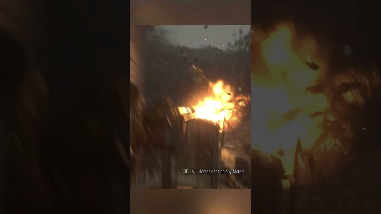 Amicia uses a flamethrower against the tsunami of Rats. A Plague Tale Requiem 