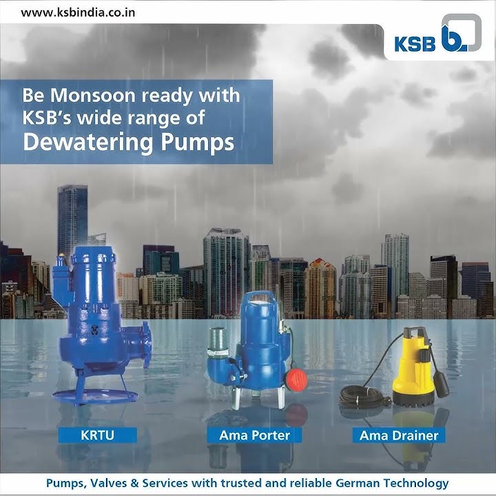KSB Dewatering Pumps range