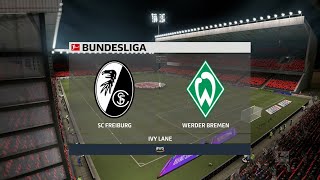 ⚽ sc freiburg vs werder bremen | bundesliga (17/10/2020) fifa 21