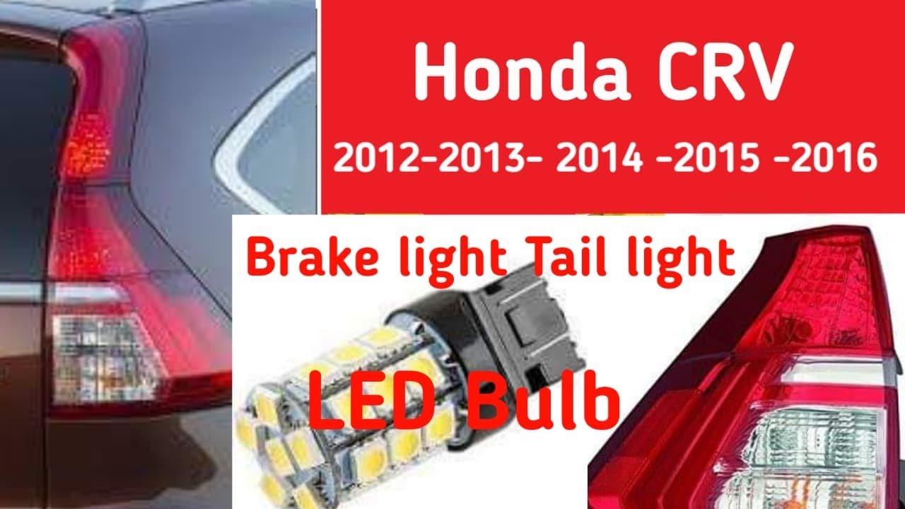 how to replace honda crv brake light 12-16 - YouTube