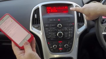 How to pair your mobile to the bluetooth system in a 2014 Vauxhall Astra 2 0 CDTi ecoFLEX 16v SRi 5d