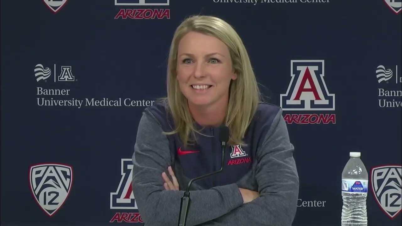 Arizona Softball Media Day Coach Caitlin Lowe YouTube
