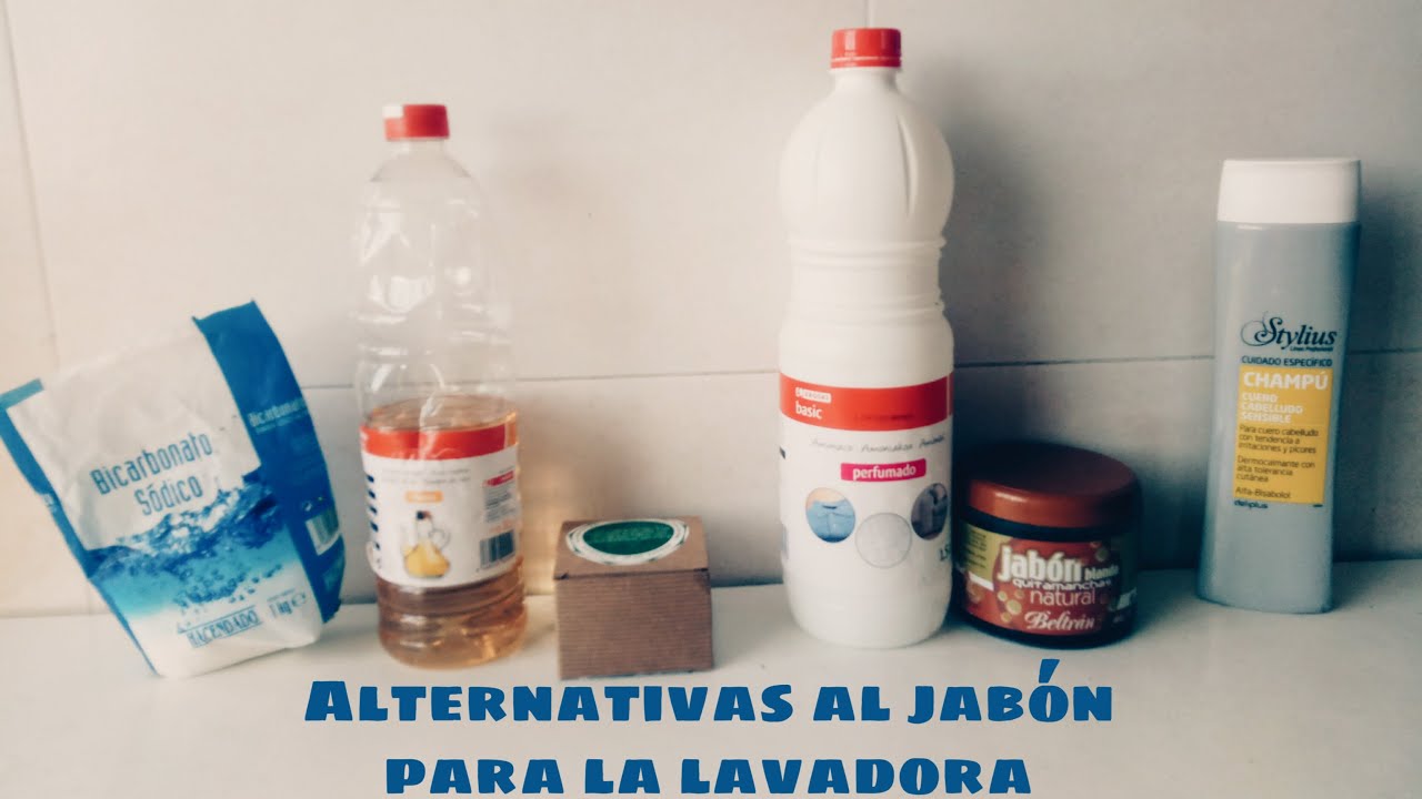 Cómo lavar la ropa sin jabón, alternativas para poner la lavadora, más  barato y/o más ecológico - YouTube