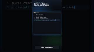 criei um assistente de ia local com ollama que lembra a conversa inteira no terminal - Short 02