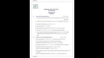 CLASS 12 Mathematics -  Half Yearly Practice Question papers Chapter Wise 2022-2023  | TN