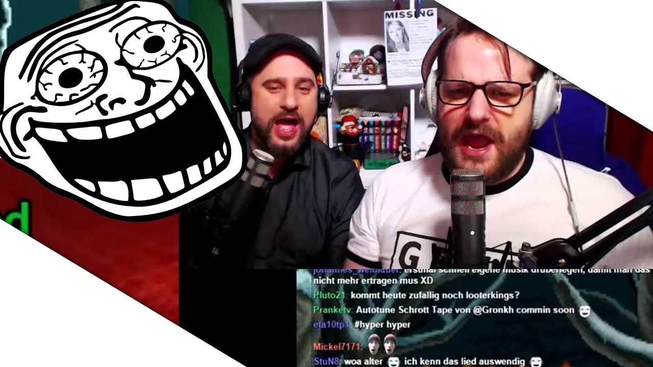 Gronkh singt ein Lied für Zombey :D