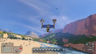 Space Engineers VTOL Load Balancer Flight Test 4