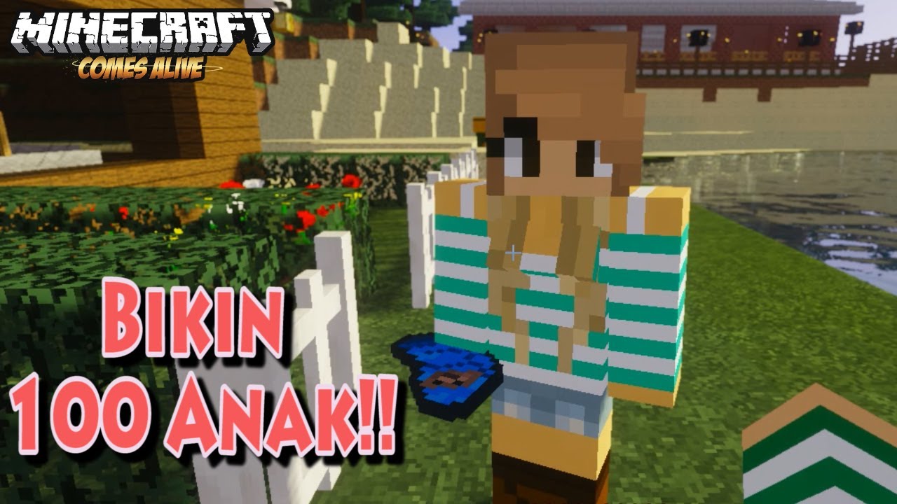#1 Minecraft Comes Alive - 100 Baby Challenge !! season 2 (1) minecraft comes alive pe