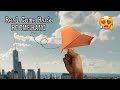 How To Make A Paper Airoplane That Comes Back 😍 | DIY Returning Paper Boomerang 