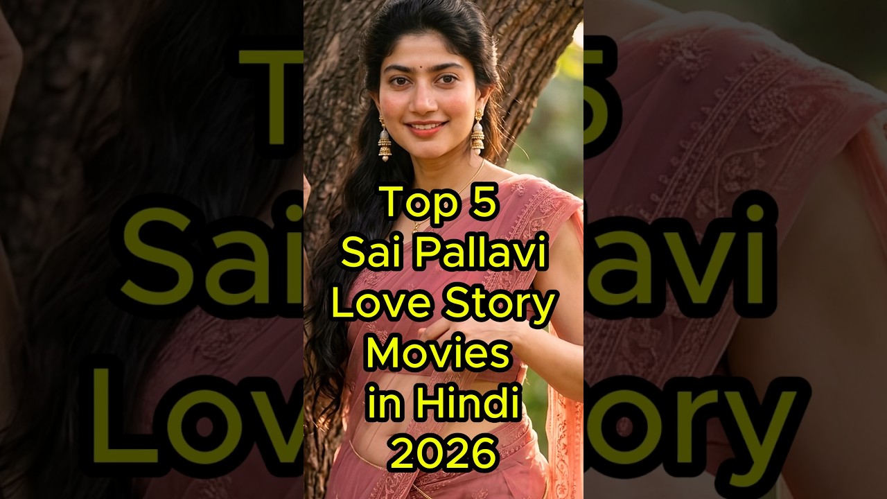 TOP 5  SAI PALLAVI LOVE STORY MOVIES IN HINDI ❤️| SOUTH NEW MOVIES#2026 #trending #love #shorts