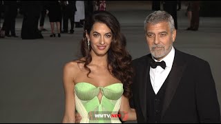 George Clooney, Amal Clooney arrive at 2nd Annual Academy Museum arrive Gala