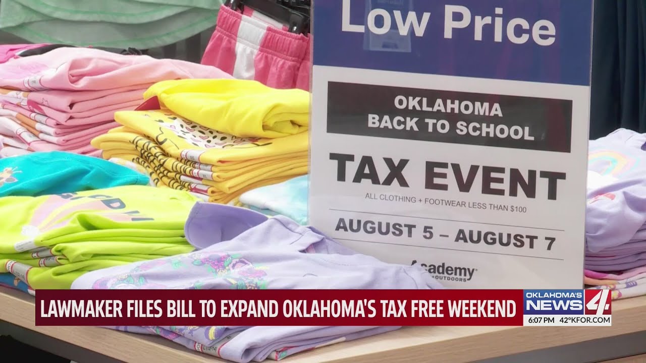 Lawmaker files bill to expand Oklahoma's tax free weekend - YouTube