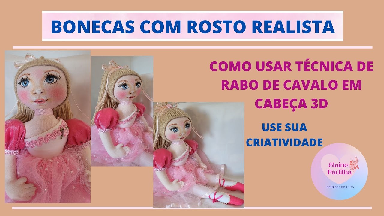 Tutorial da técnica de cabelo para amarrar um 