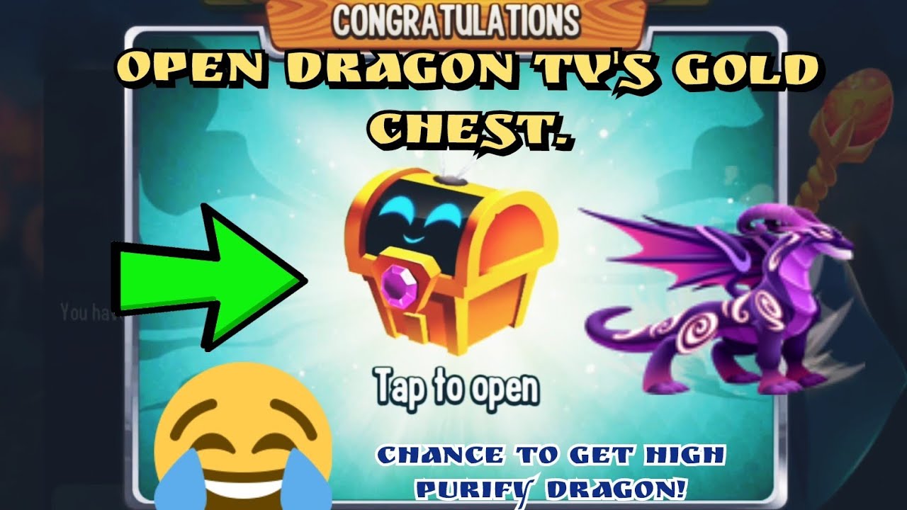 OPEN DRAGON TV'S GOLD CHEST. DRAGON CITY YouTube