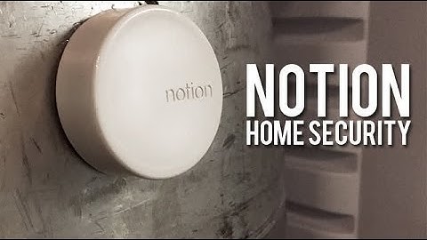 Notion home security