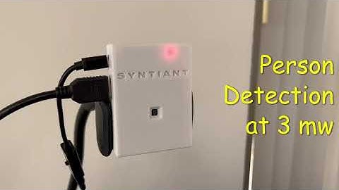 Syntiant Person Detection At Ultra Low Power - 2023
