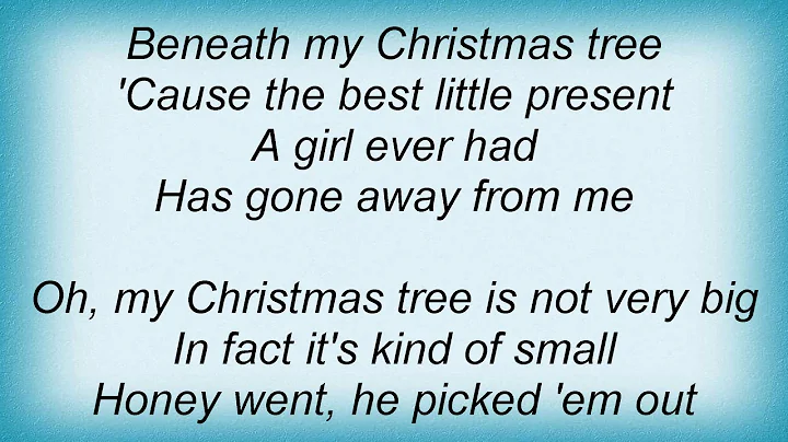 Supremes - My Christmas Tree Lyrics