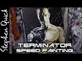 TERMINATOR SPEED PAINTING | Time Lapse Art by Stephen Quick