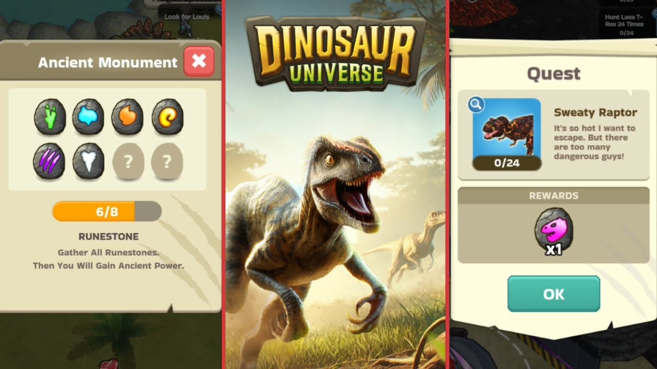 Dinosaur Universe Runestone # 7