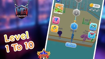 Bridge Race | Bridge Race 1 To 10 All Levels gameplay | Android,Ios |